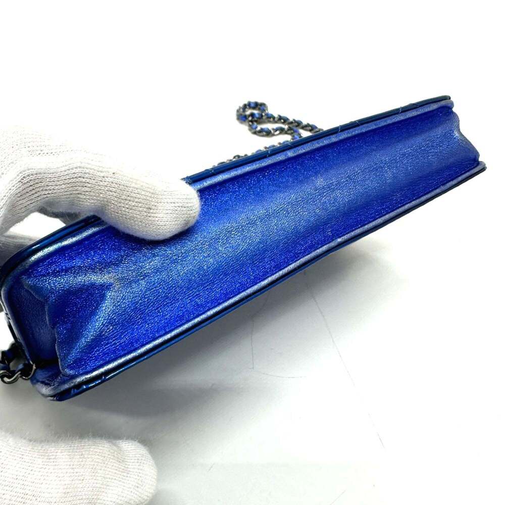 CHANEL Blue Shoulder Bag - Picture 6 of 16